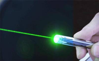 Die emittierende Prinzip der Laserpointer